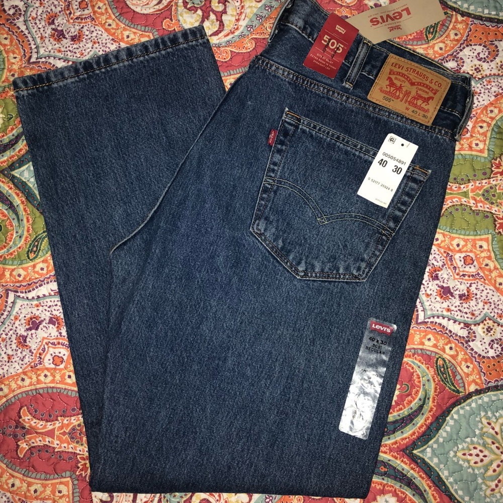 Men’s Levi Pants Bootcut 505 NEW W/Tags 40/30